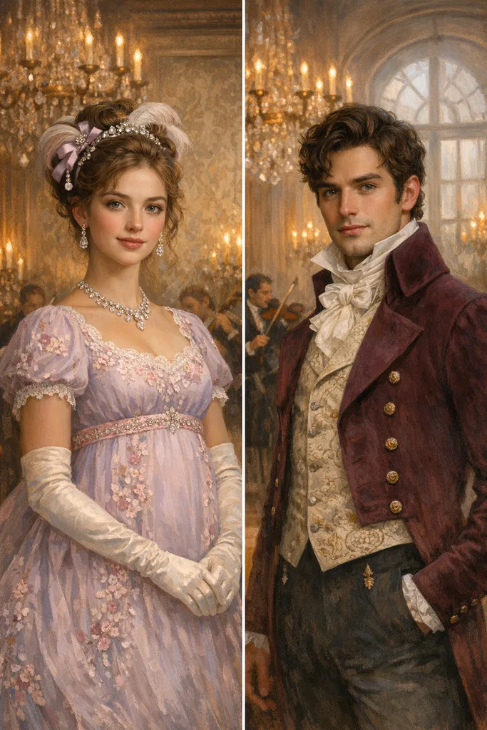 Bridgerton Regency Portrait AI Prompt - Turn Yourself Into a Bridgerton Character - Image 1