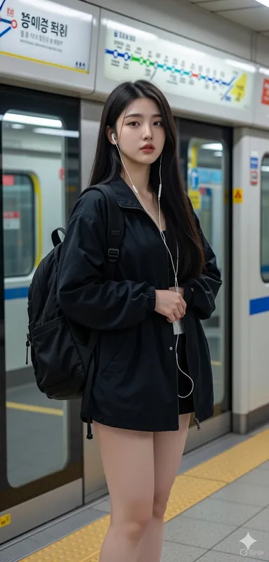 Candid Portrait - Subway Station - Thumbnail 3