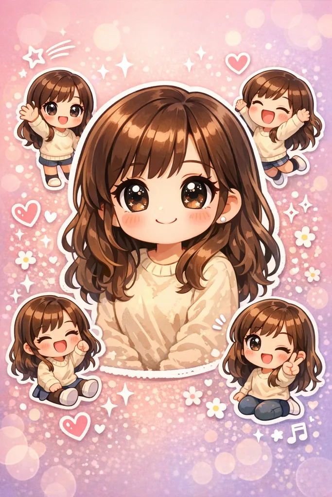 Chibi Me AI Photo Prompt β Cartoon Style Portrait - Image 1