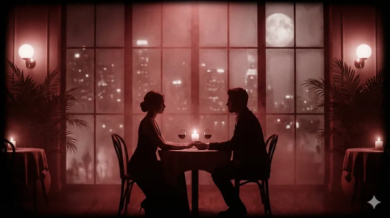 Cinematic Romantic Restaurant Night - Thumbnail 4