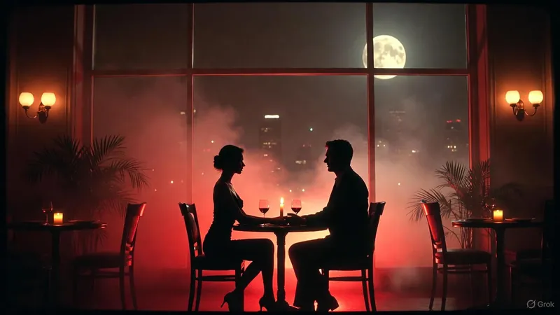 Cinematic Romantic Restaurant Night - Thumbnail 2