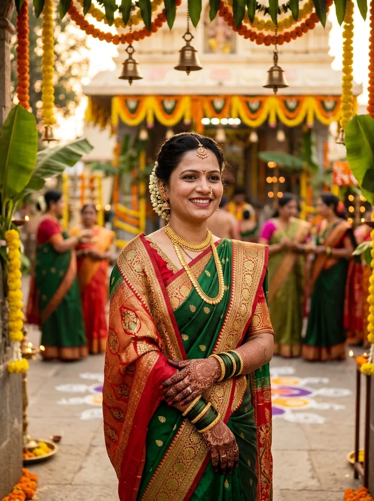 Hartalika Teej AI Photo Prompt - Image 1