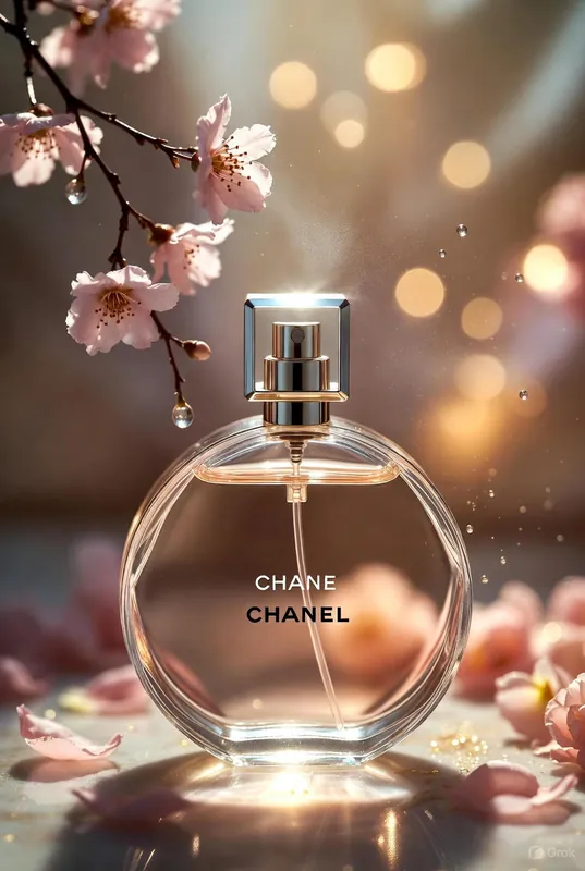 Hyper-Realistic Chanel Perfume Product Photography - Thumbnail 3