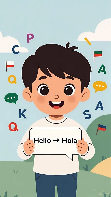 Language Learning App Onboarding Illustration - Thumbnail 4