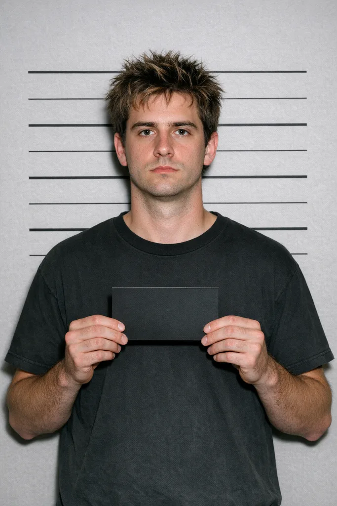 Mugshot Portrait AI Photo Prompt - Image 1