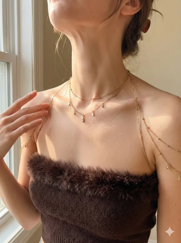 Neck Collarbone Sensual Portrait - Thumbnail 2