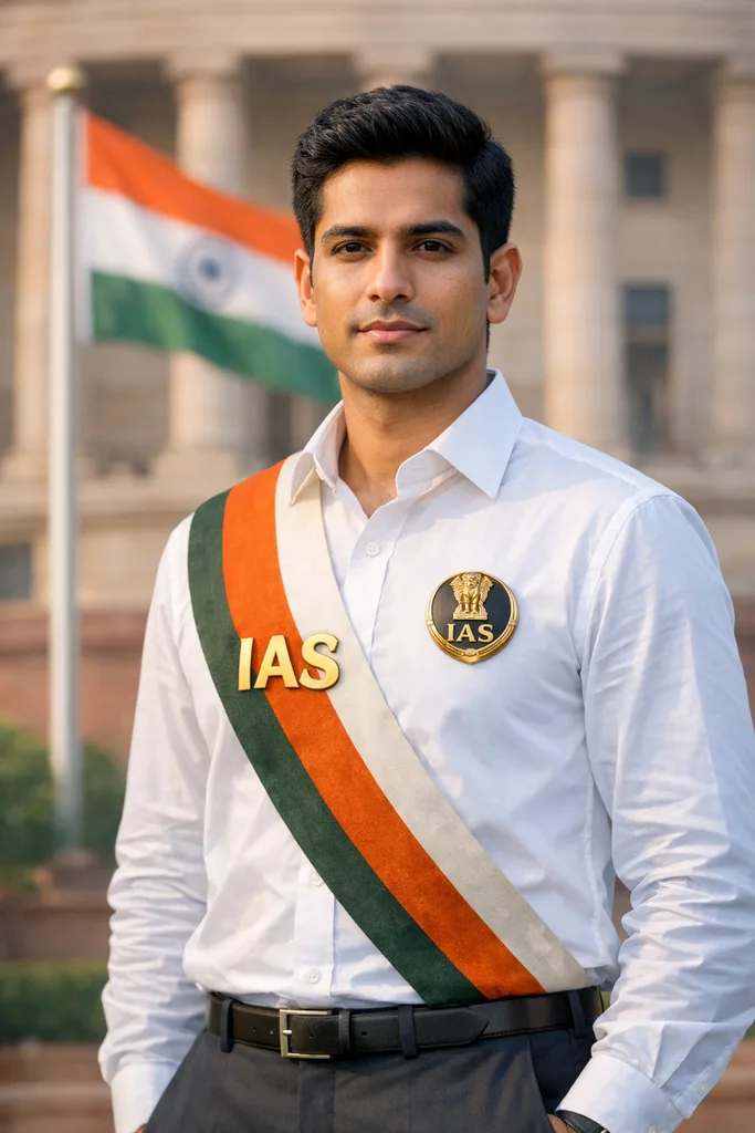 Photo as IAS Officer - Aspirational Uniform Gemini AI Prompt - Image 1