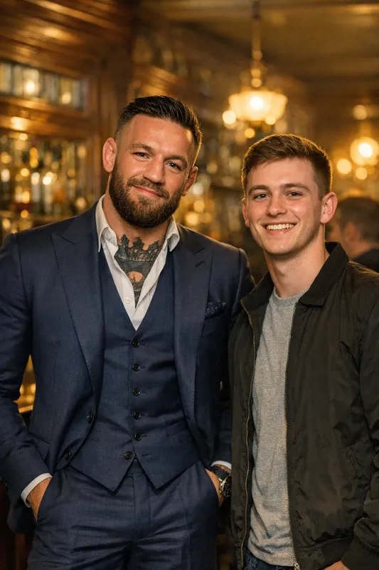 Photo with Conor McGregor - UFC Gemini AI Prompt