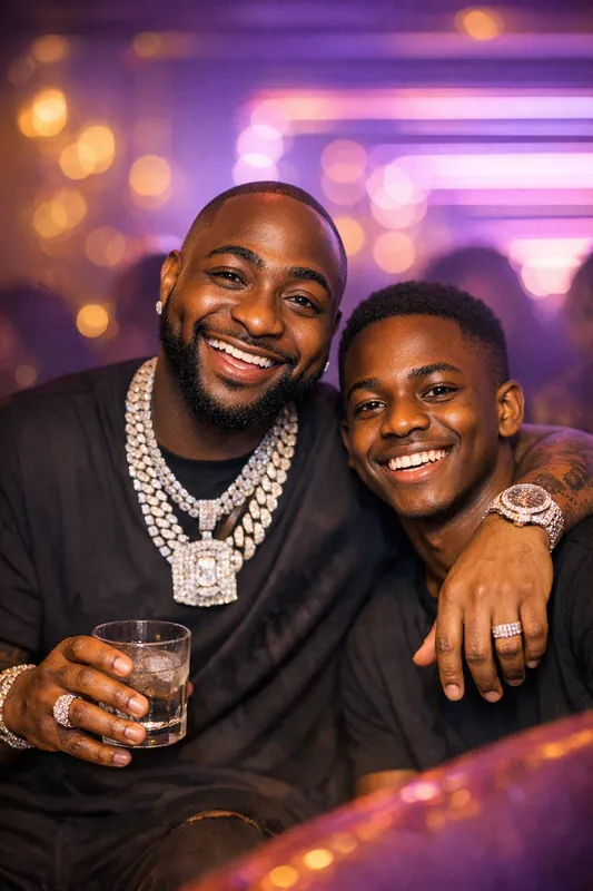 Photo with Davido - Afrobeats Gemini AI Prompt