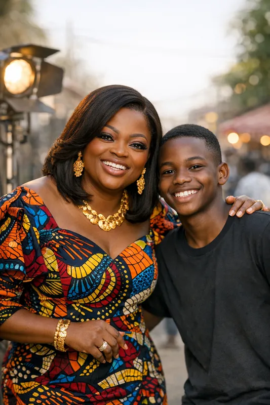 Photo with Funke Akindele - Nollywood Gemini AI Prompt
