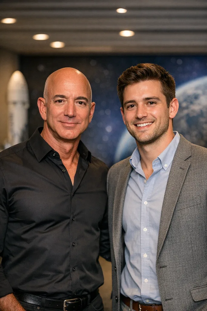 Photo with Jeff Bezos - Amazon Founder Gemini AI Prompt - Image 1