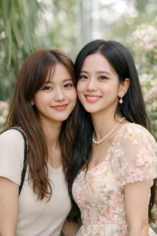 Photo with Jisoo of BLACKPINK - K-Pop Gemini AI Prompt