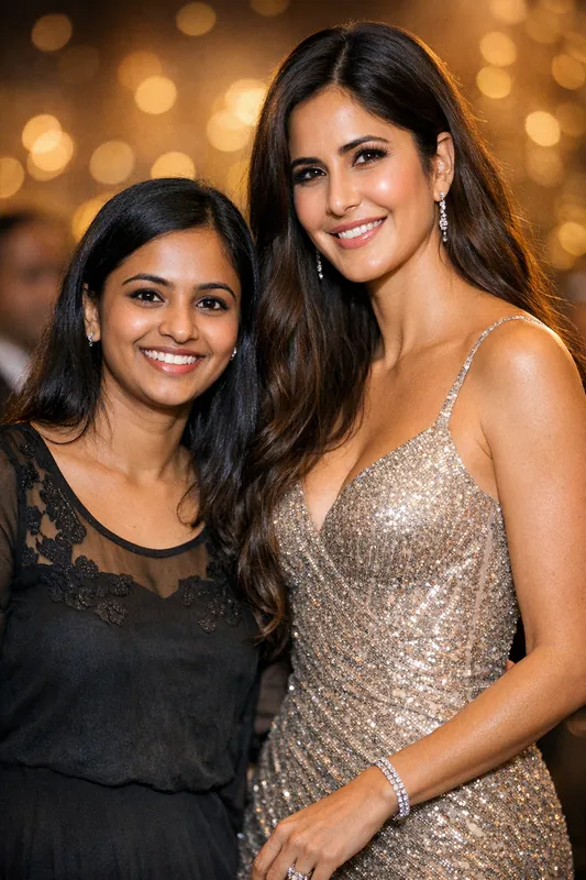 Photo with Katrina Kaif - Bollywood Gemini AI Prompt