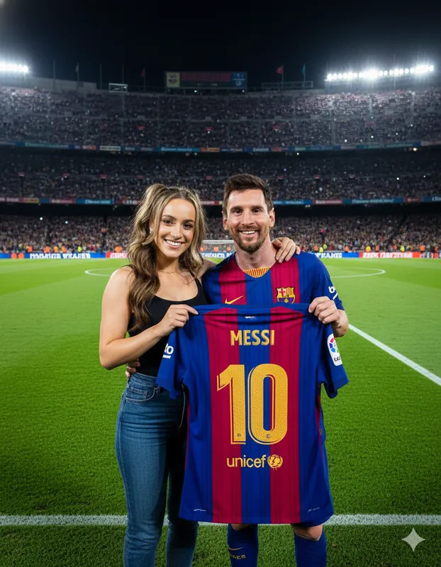 Photo with Messi In Ground - Thumbnail 3