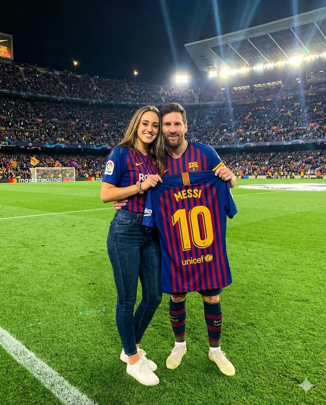 Photo with Messi In Ground