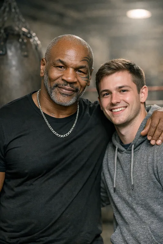 Photo with Mike Tyson - Boxing Legend Gemini AI Prompt