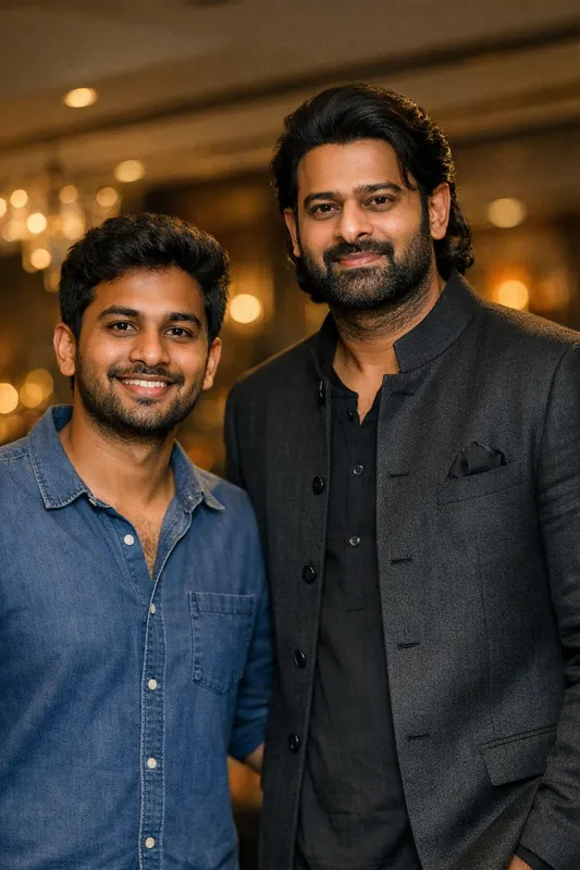 Photo with Prabhas - Tollywood Gemini AI Prompt