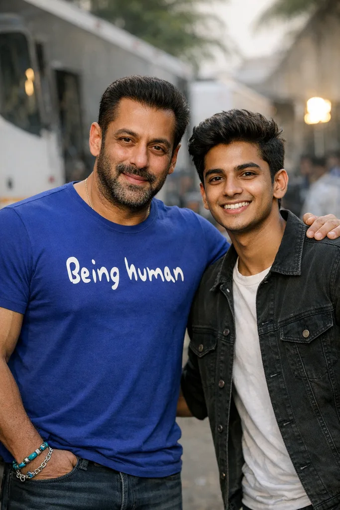 Photo with Salman Khan - Bollywood Gemini AI Prompt - Image 1