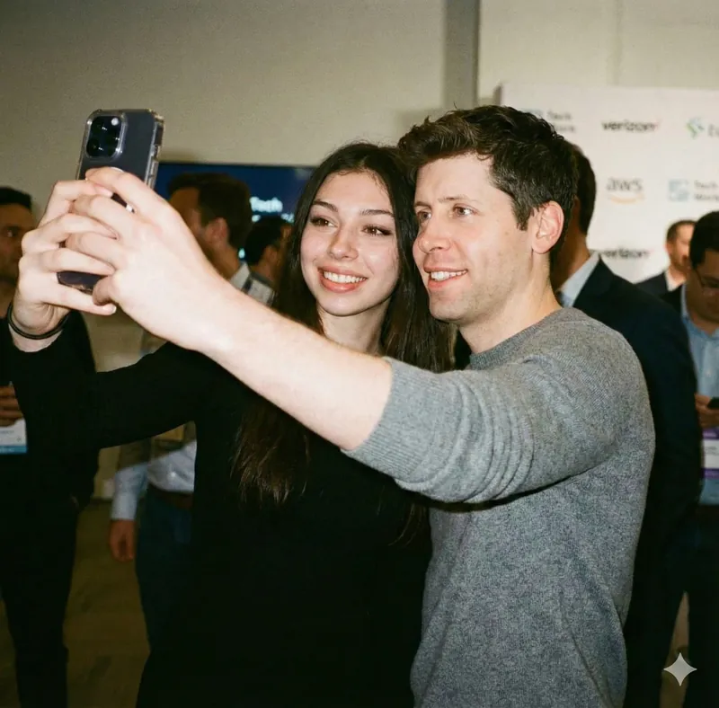 Photo with Sam Altman