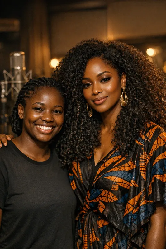 Photo with Tems - Afrobeats Gemini AI Prompt