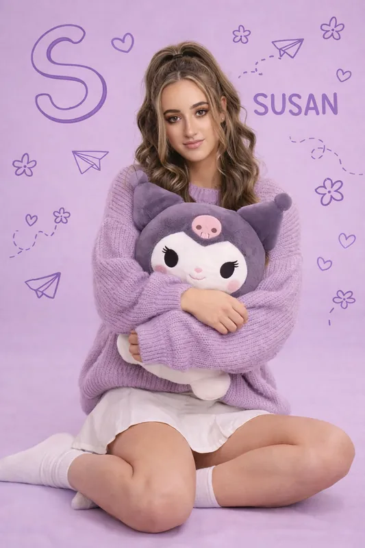 Photorealistic Full Body Studio Portrait - Kuromi