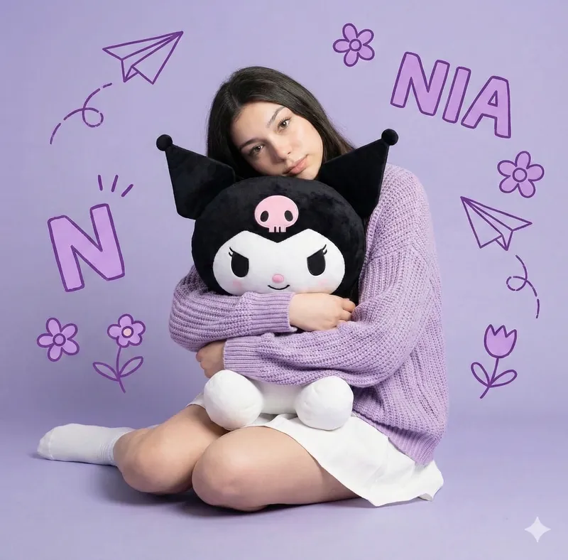 Photorealistic Full Body Studio Portrait - Kuromi - Thumbnail 2