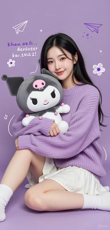 Photorealistic Full Body Studio Portrait - Kuromi - Thumbnail 4