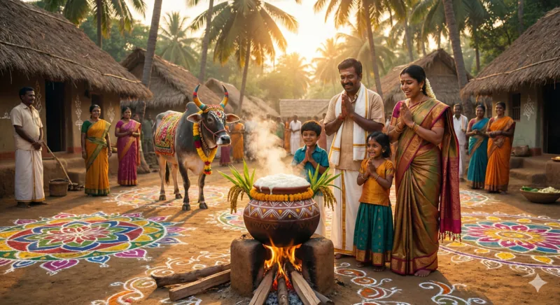 Traditional Pongal Celebration - Thumbnail 2