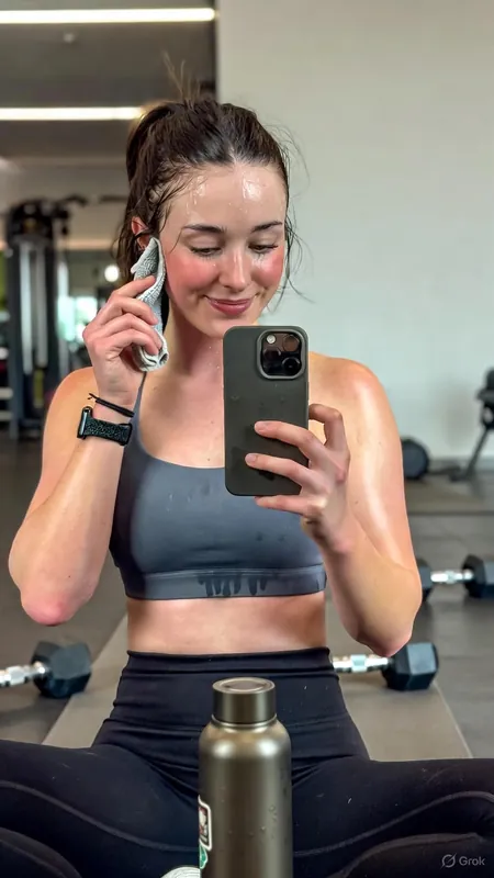 Post Workout Gym Selfie - Thumbnail 2