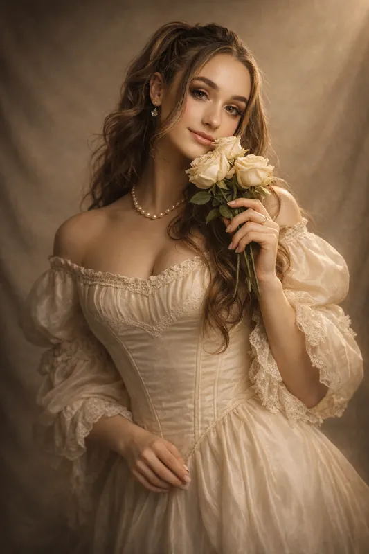 Renaissance Studio Portrait - Victorian Dress