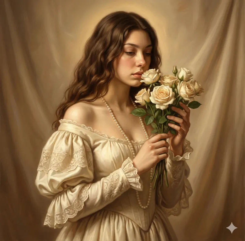 Renaissance Studio Portrait - Victorian Dress - Thumbnail 2