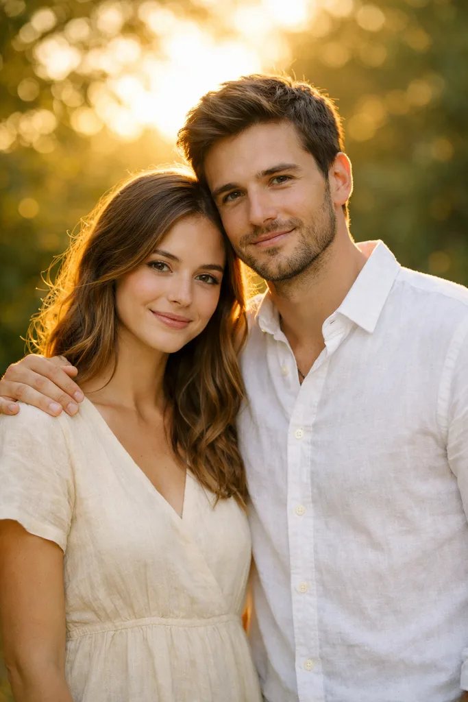 Romantic Couple Photo Prompt — Gemini AI Photo Editing - Image 1