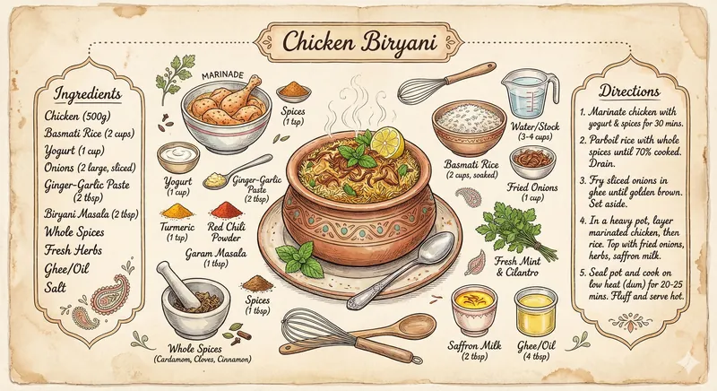 Vintage Cookbook Recipe Page - Thumbnail 2