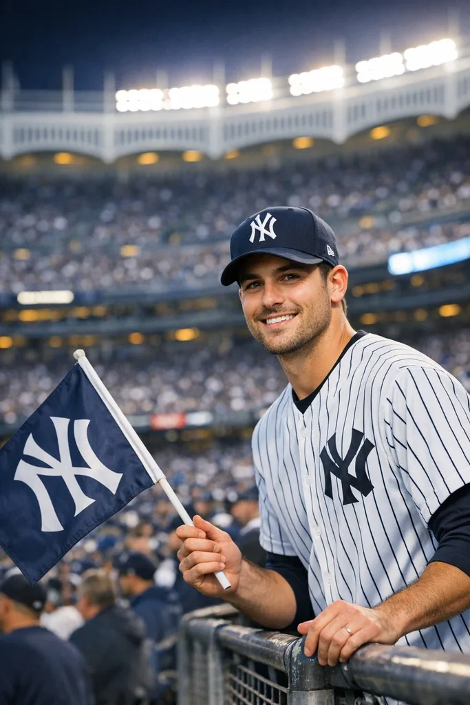 Yankee Stadium Fan Photo - MLB Stadium AI Prompt